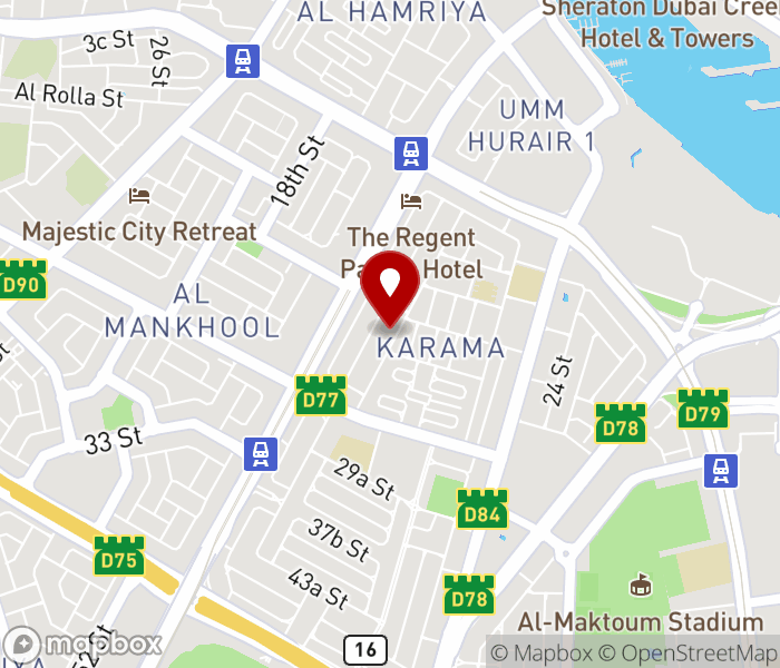 The Red Lounge in Al Karama, Dubai